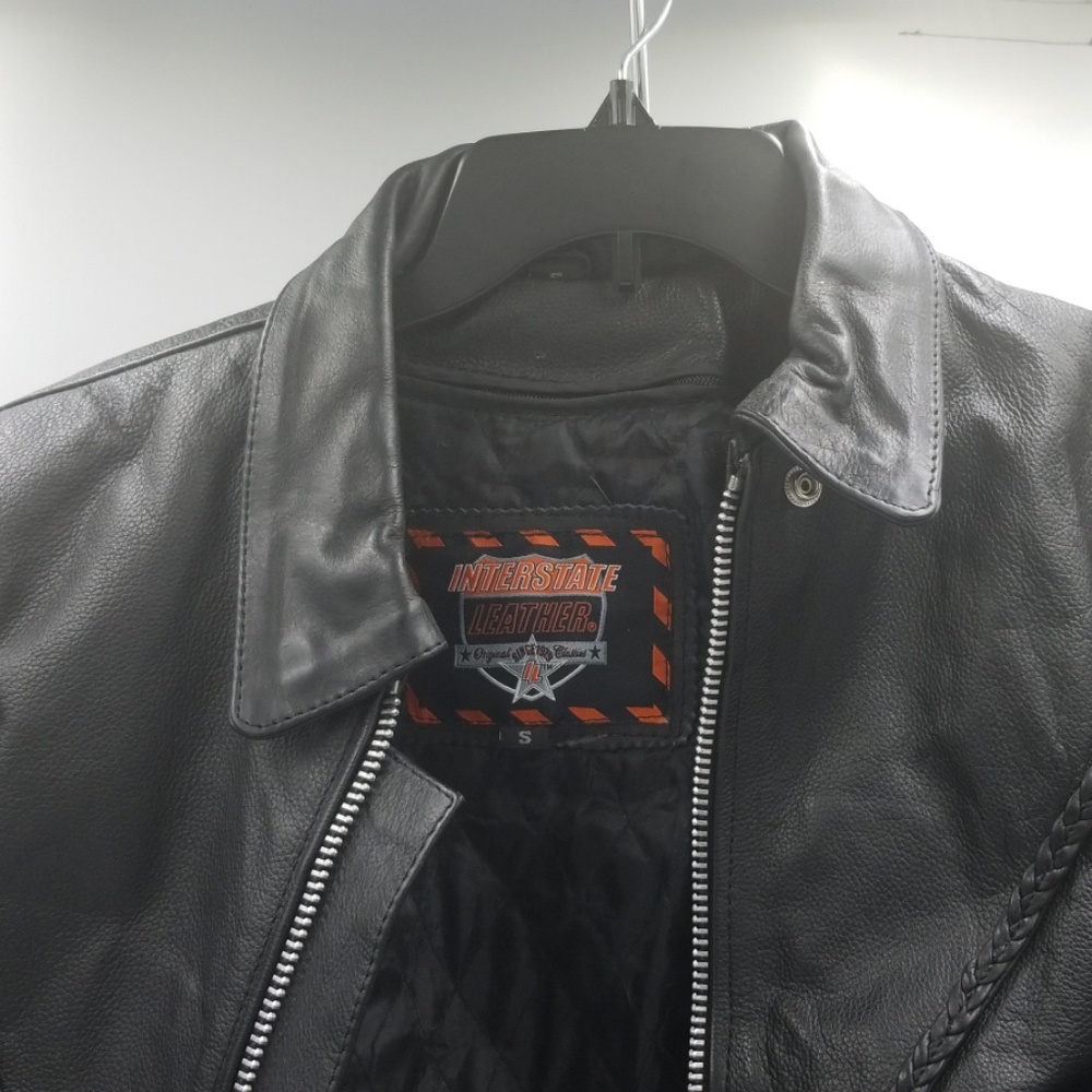 International Leather Black Jacket Women's